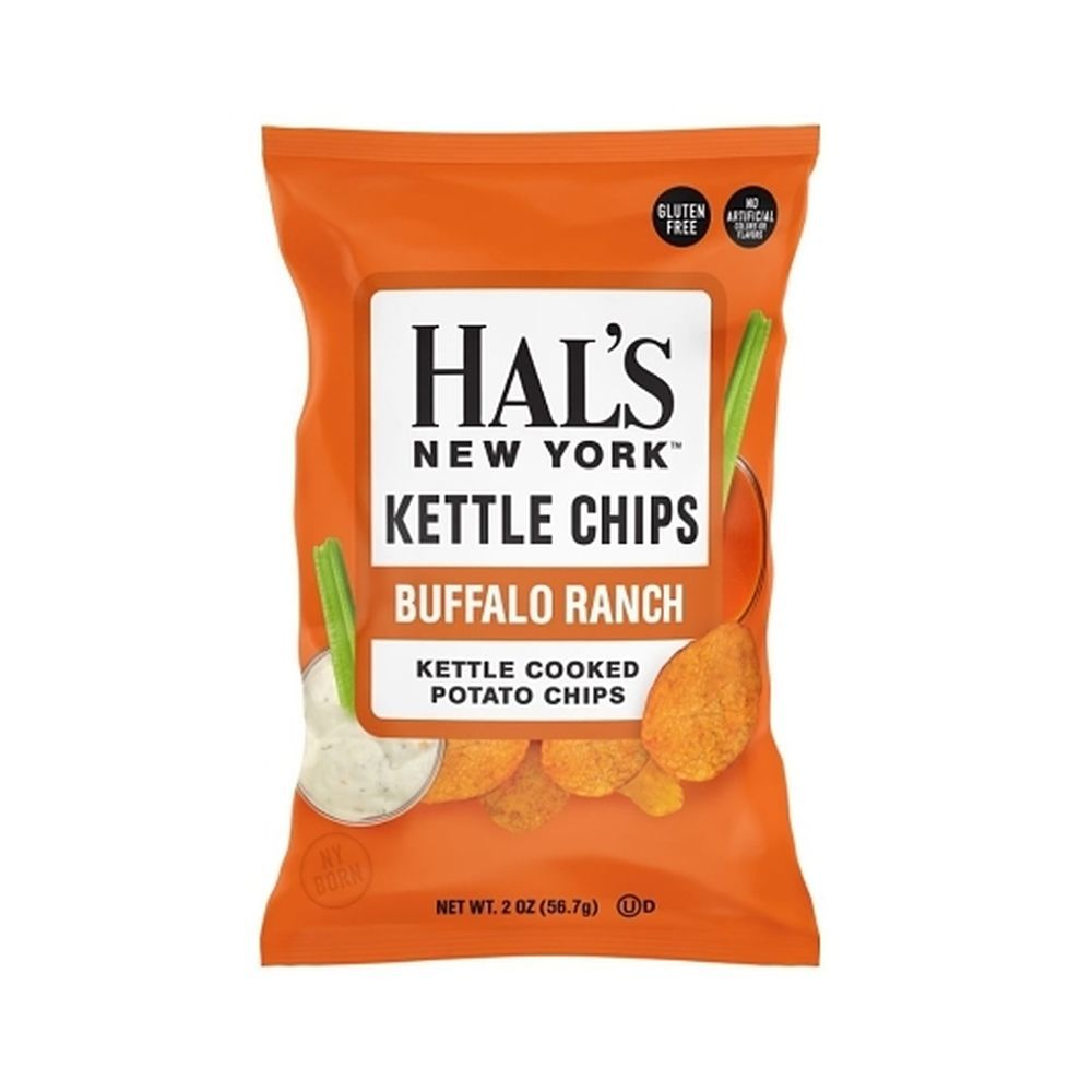 Hals New York Buffalo Ranch Kettle Cooked Potato Chips, 2 Ounce Bag -- 24 Per Case