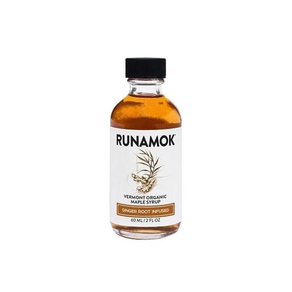 Runamok Maple Organic Ginger Root Infused Maple Syrup, 2 Fluid Ounce -- 24 Per Case