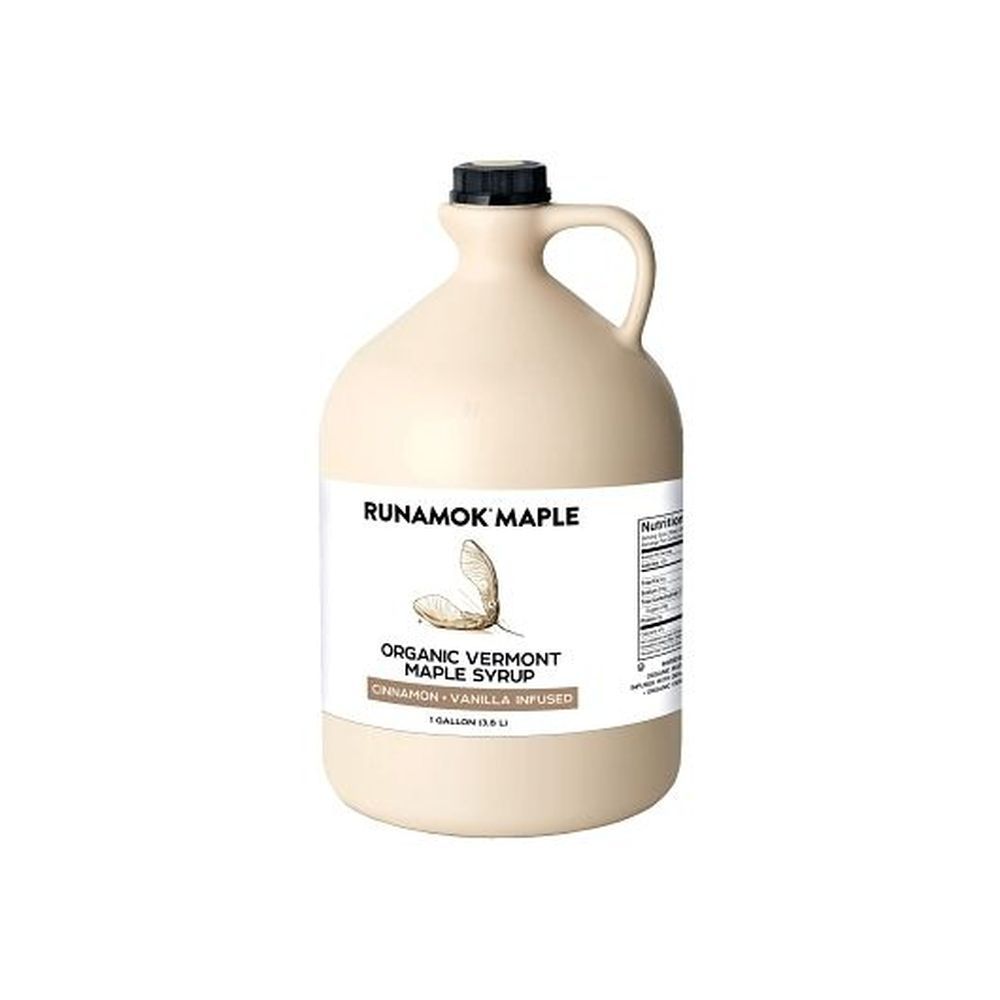 Runamok Maple Cinnamon Vanilla Infused Maple Syrup, 128 Fluid Ounce -- 4 Per Case