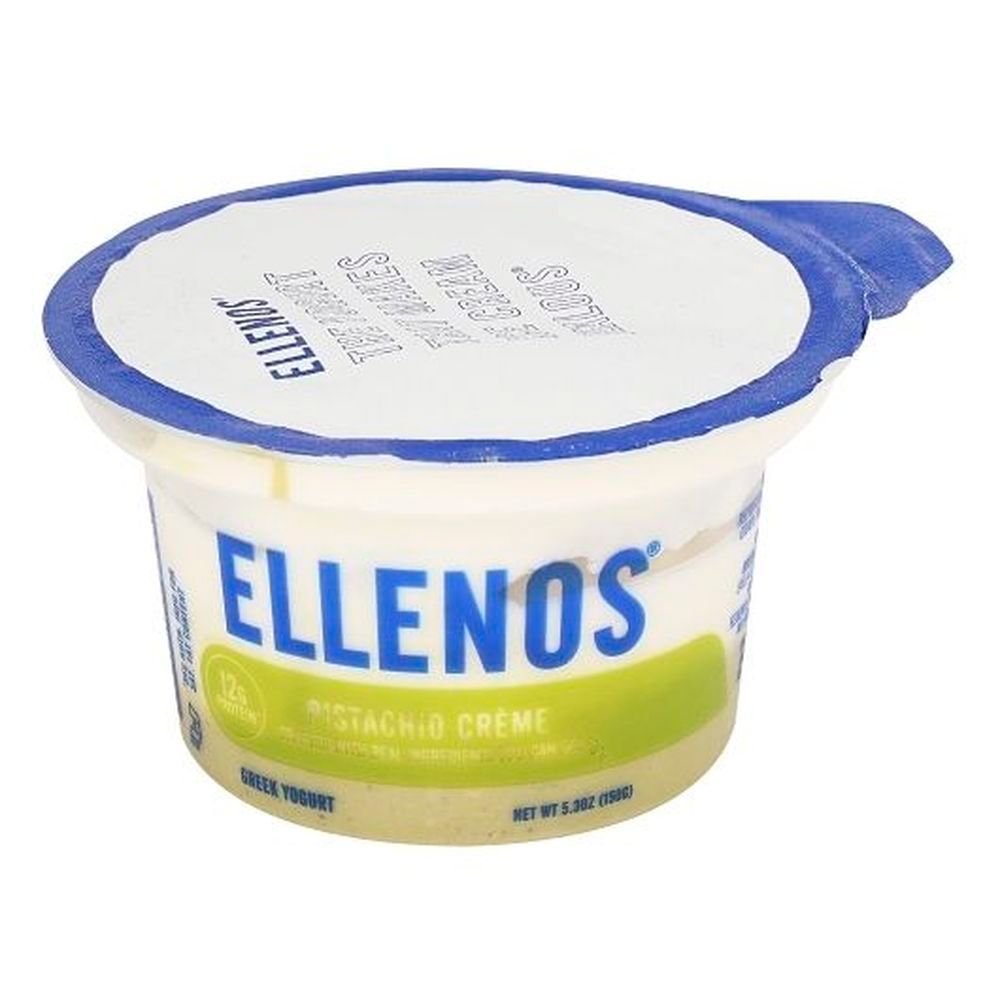 Ellenos Pistachio Creme Delightfully Creamy Greek Yogurt, 5.3 Ounce -- 8 Per Case