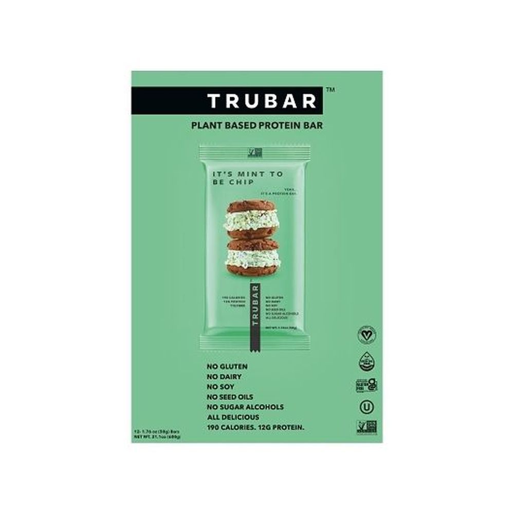 Trubar It's Mint To Be Chip Protein Bar, 0.112 Pound -- 72 Per Case