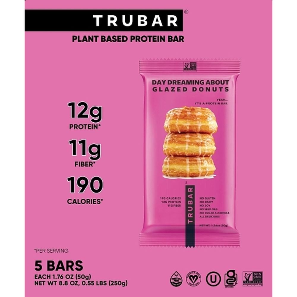 Trubar Daydreaming About Donuts Protein Bar, 5 Count -- 6 Per Case