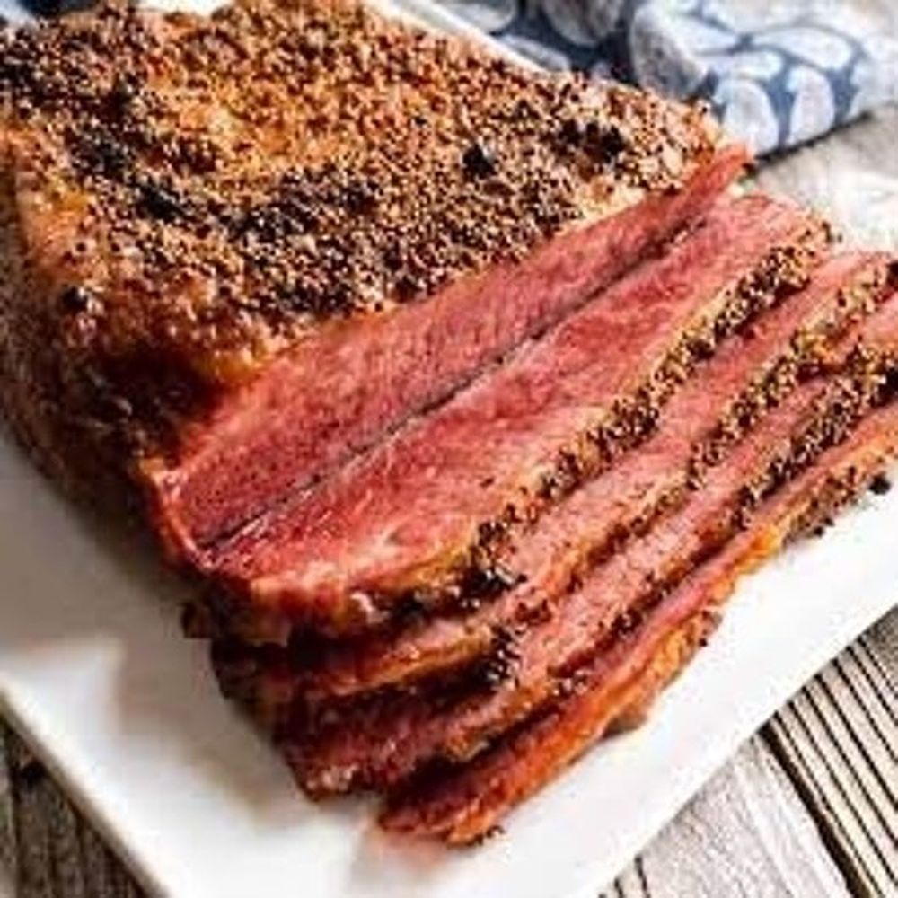 Gridley Bottom Round Flat Corned Beef, 18 Pound