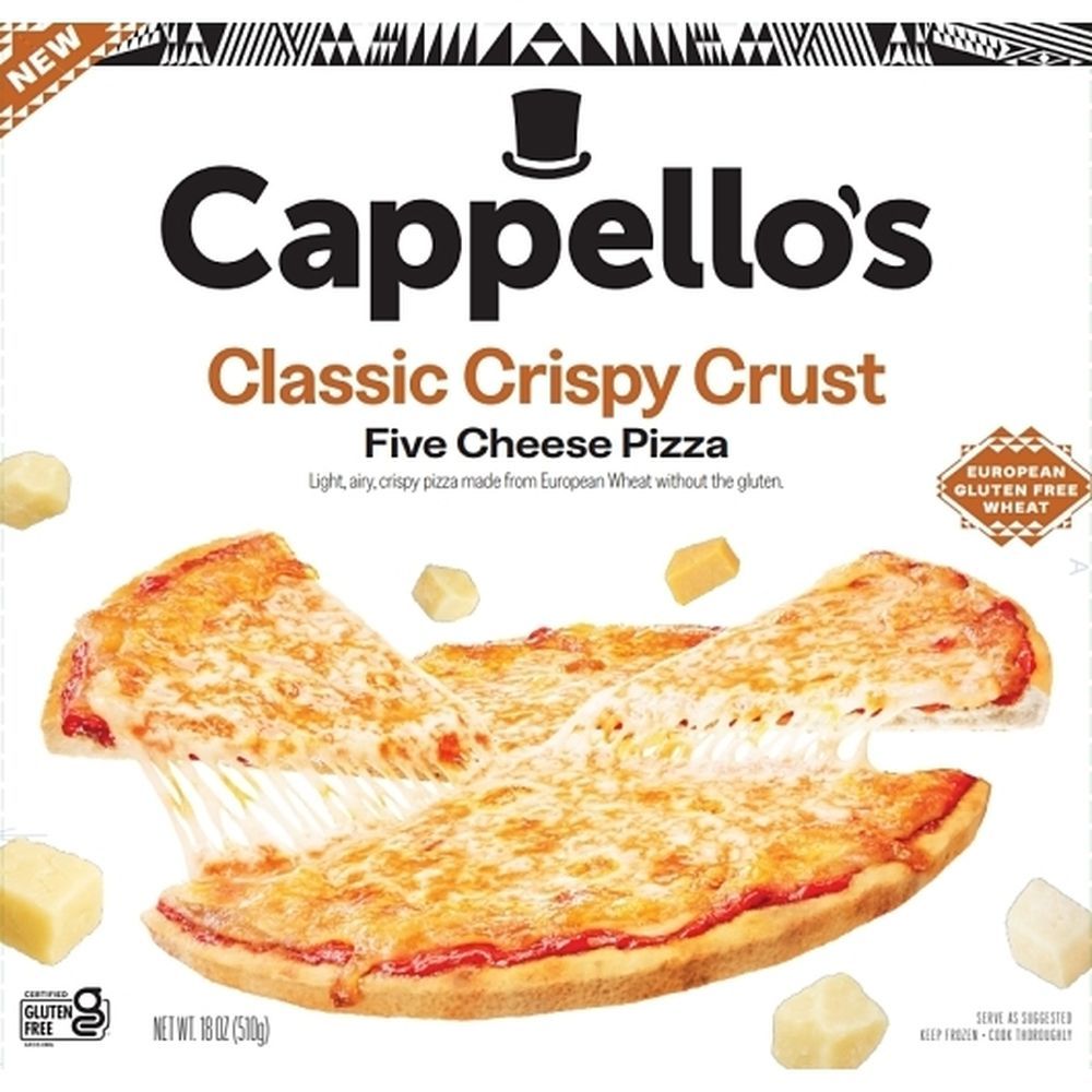 Cappello's Classic Crispy Five Cheese Pizza Crust, 18 Ounce -- 6 Per Case