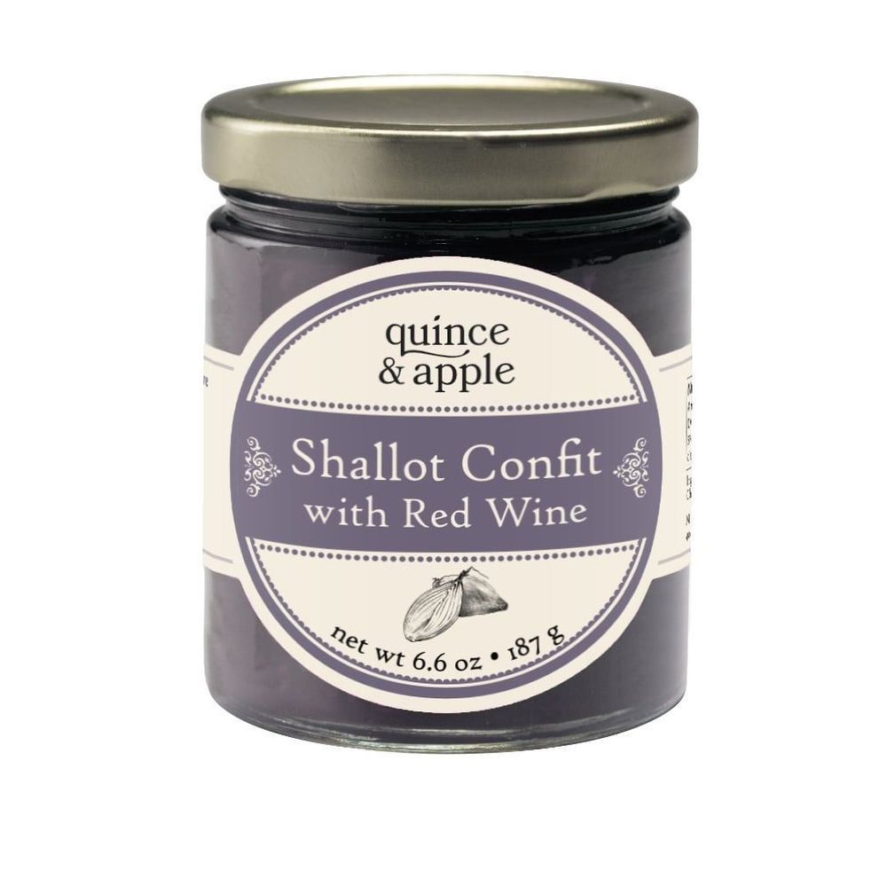 Quince And Apple Shallot Confit With Red Wine, 6 Ounce -- 12 Per Case