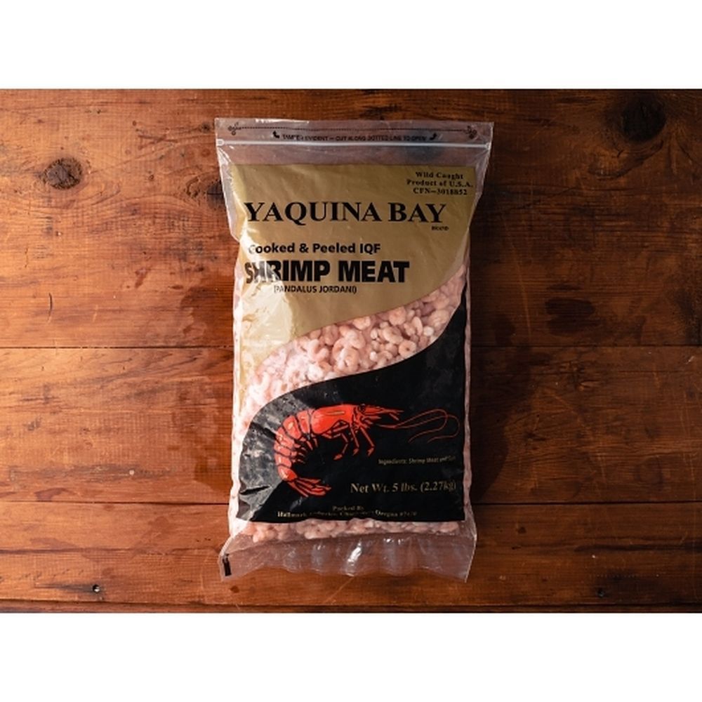 Yaquina Bay 250-350 Cooked And Peeled Shrimp Meat, 5 Pound -- 4 Per Case