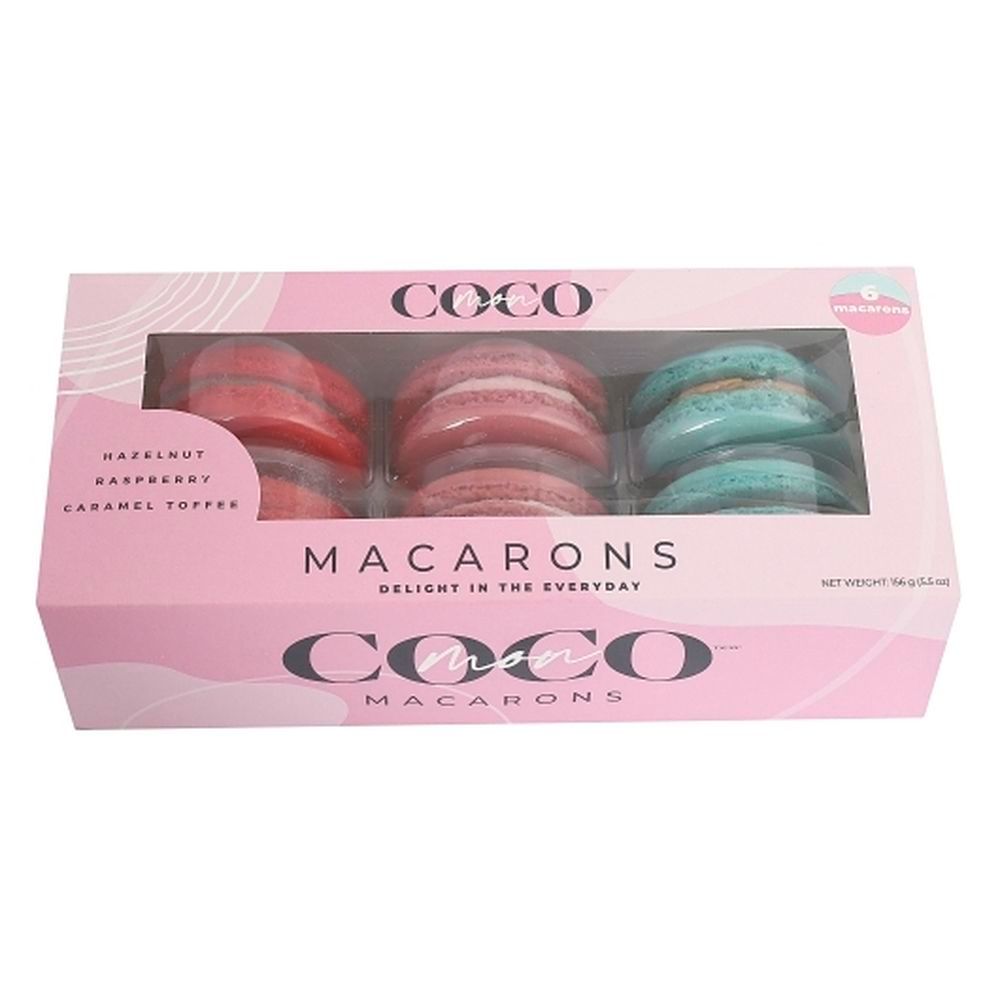Coco Bakery Fuchia Pink Macarons, 5.5 Ounce -- 20 Per Case