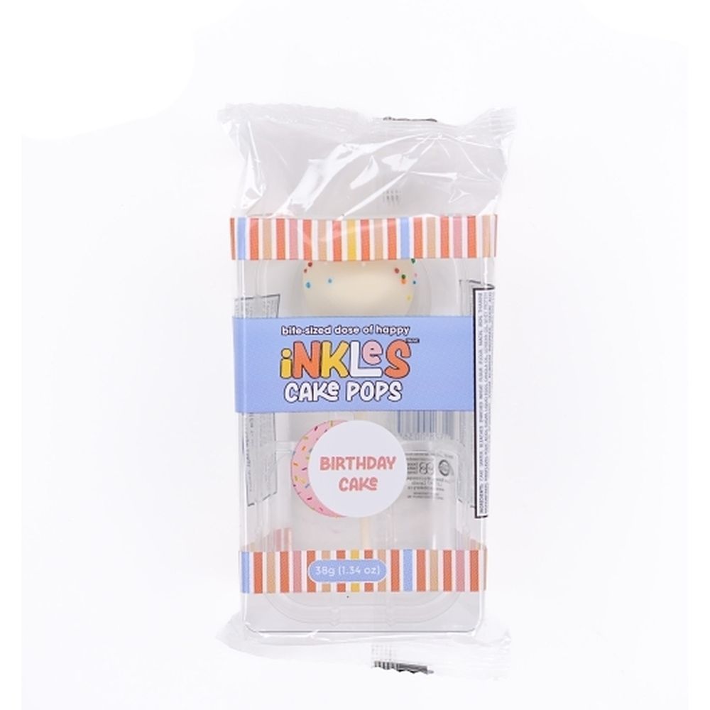 Coco Bakery Rainbow Birthday Cake Pops, 1.34 Ounce -- 20 Per Case