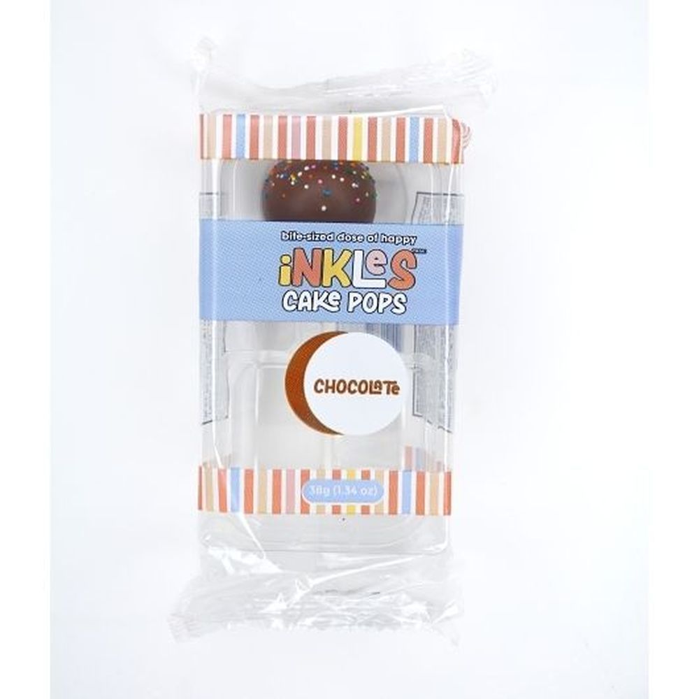 Inkles Chocolate Cake Pops, 1.34 Ounce -- 18 Per Case