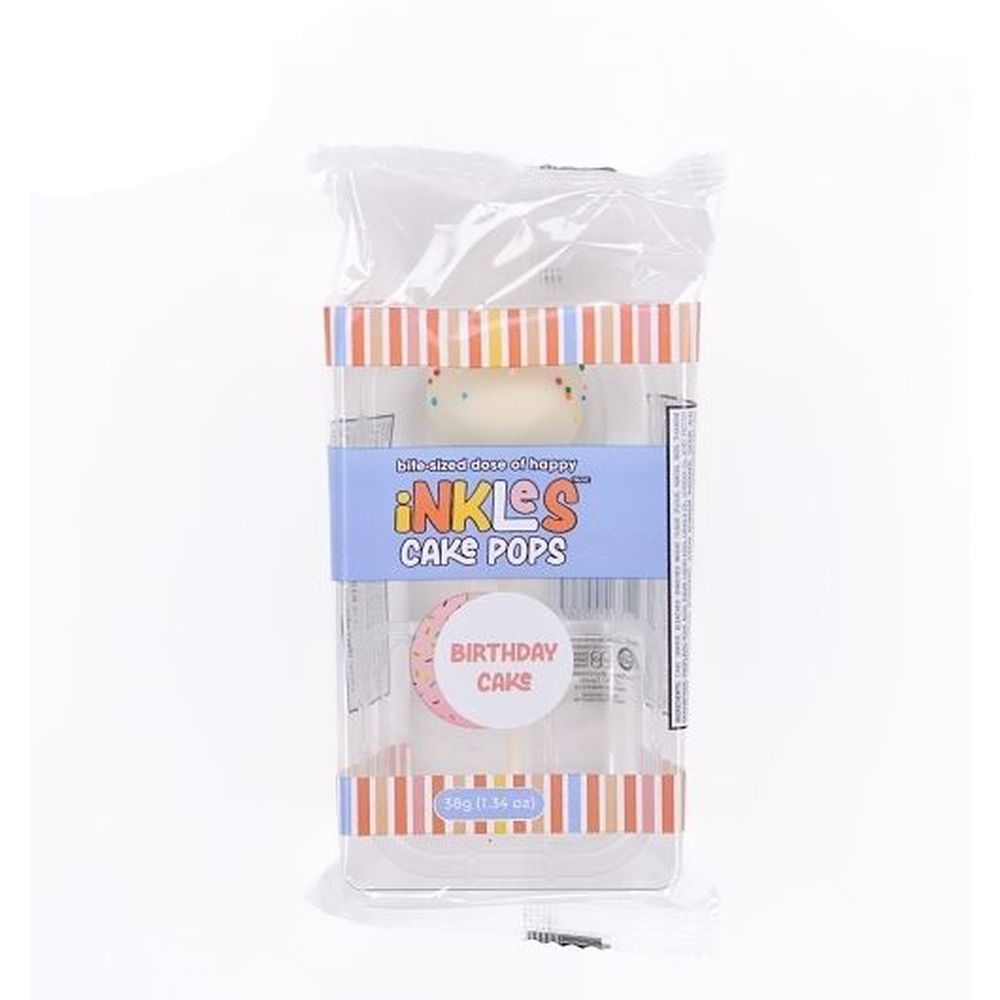 Inkles Birthday Cake Pops, 1.34 Ounce -- 18 Per Case