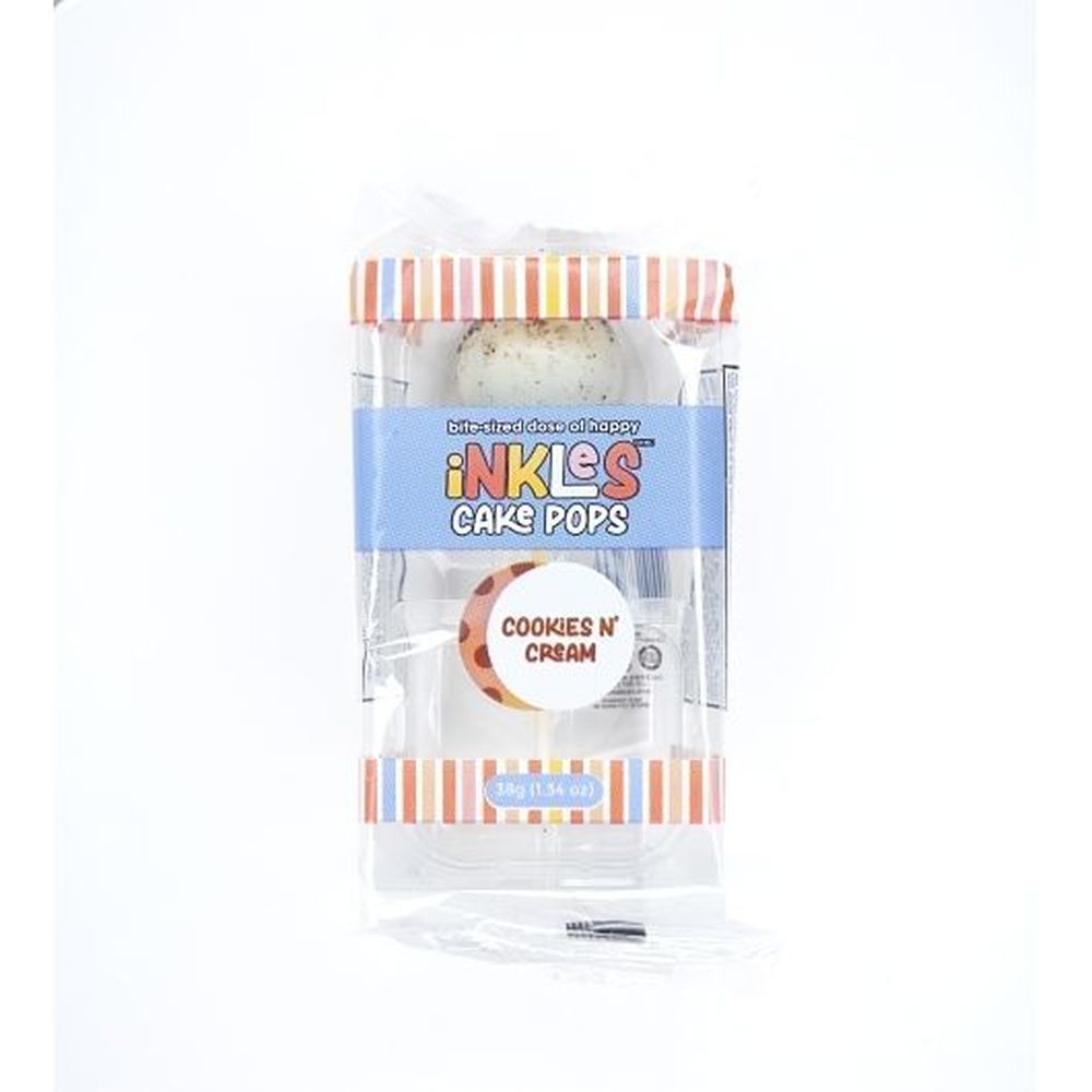 Inkles Cookies And Cream Cake Pops, 1.34 Ounce -- 18 Per Case