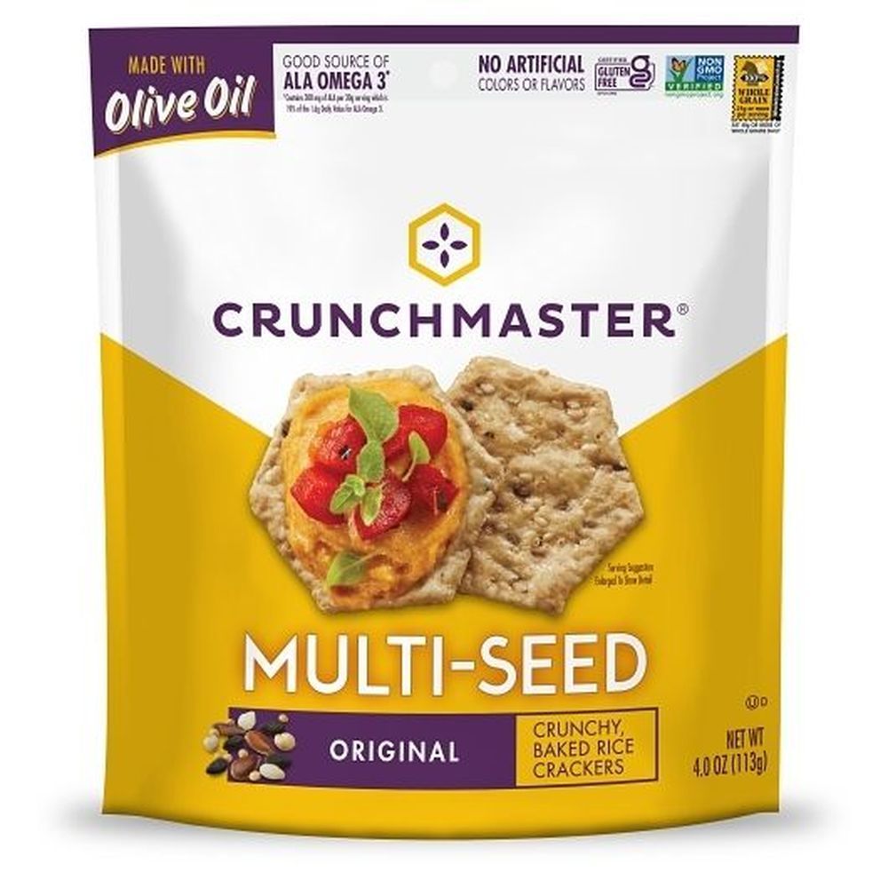 Crunchmaster Original Multi Seed Cracker, 4 Ounce -- 12 Per Case