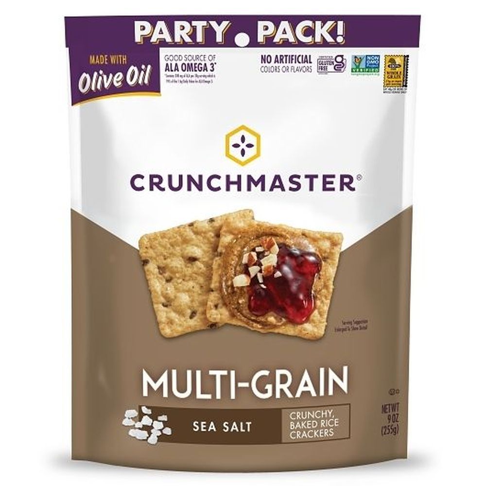 Crunchmaster Gluten Free Multi-grain Crackers With Sea Salt, 9 Ounce -- 12 Per Case