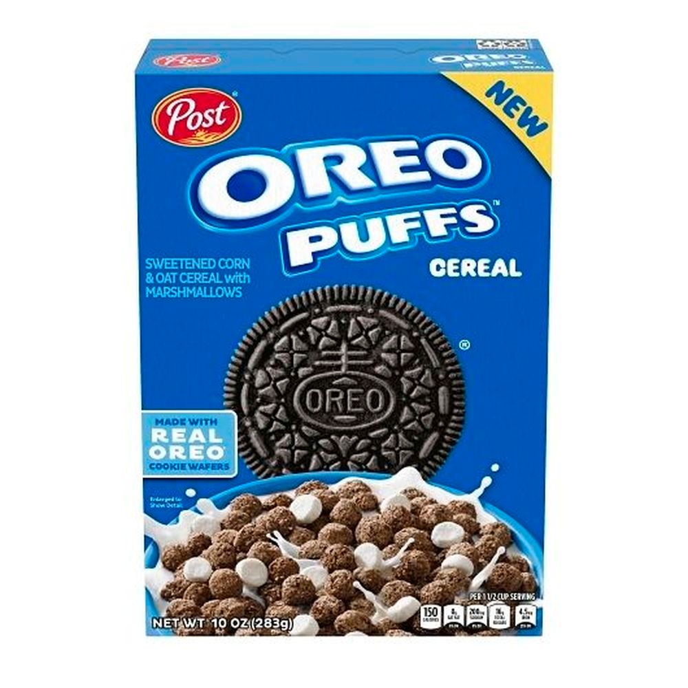 Post Oreo Puffs, 10 Ounce -- 10 Per Case
