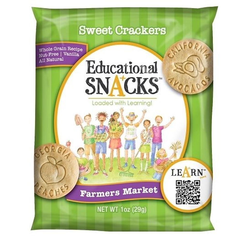 Dick & Jane Farmers Market Vanilla Educational Snacks, 1 Ounce -- 120 Per Case