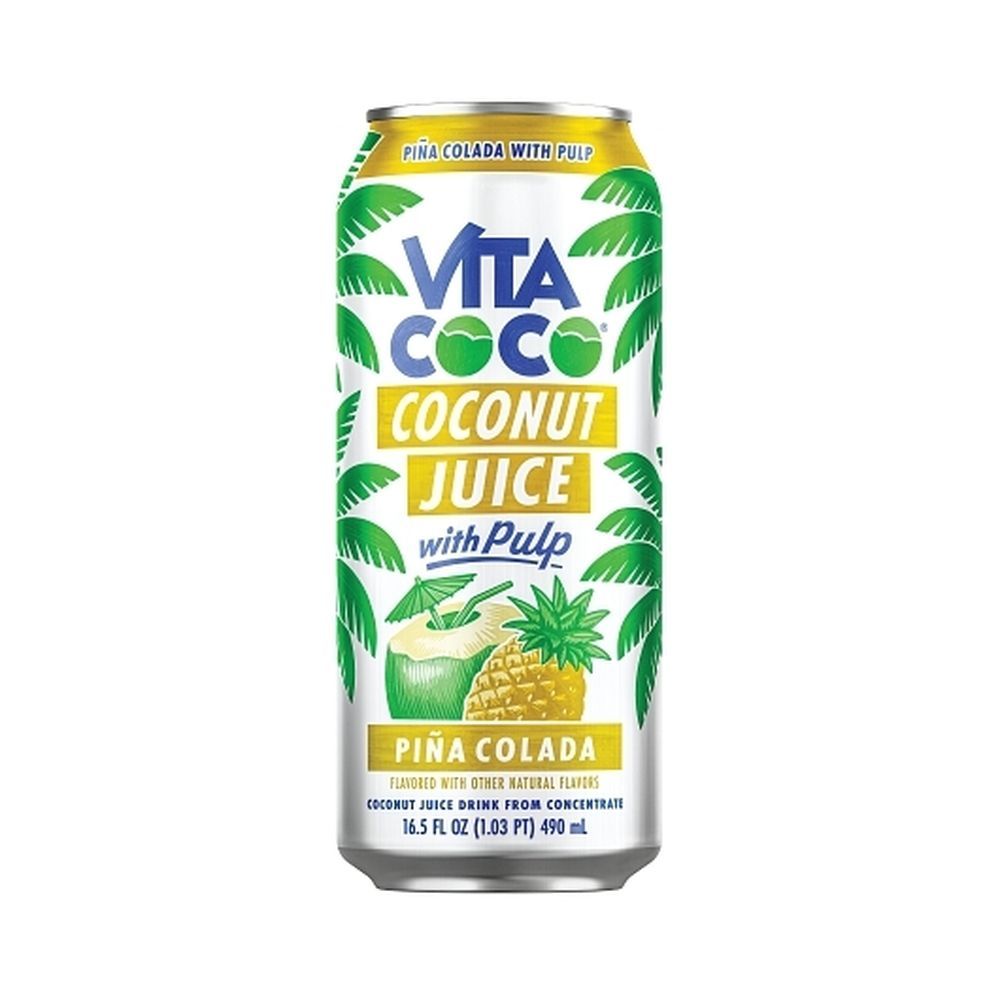 Vita Coco Pina Colada Coconut Juice With Pulp, 500 Milliliter -- 12 Per Case