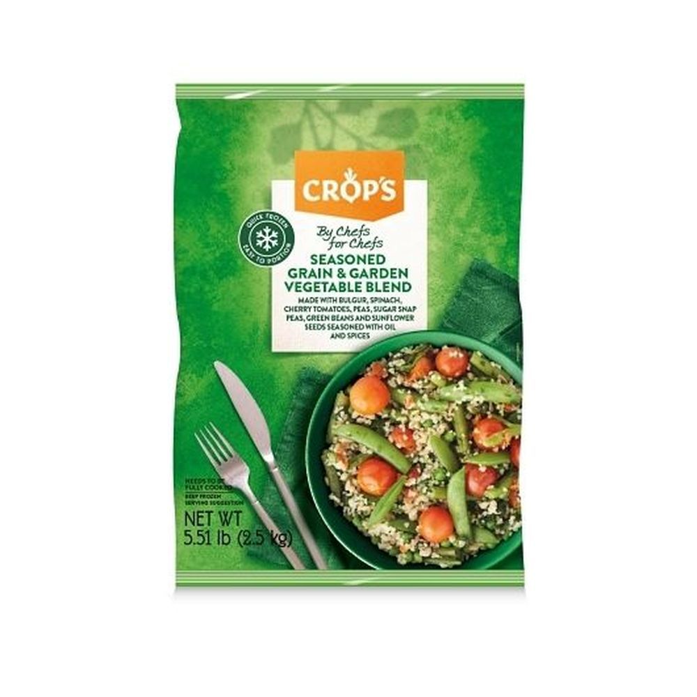 Crop's Seasoned Grain And Garden Vegetable Blend, 22.05 Pound