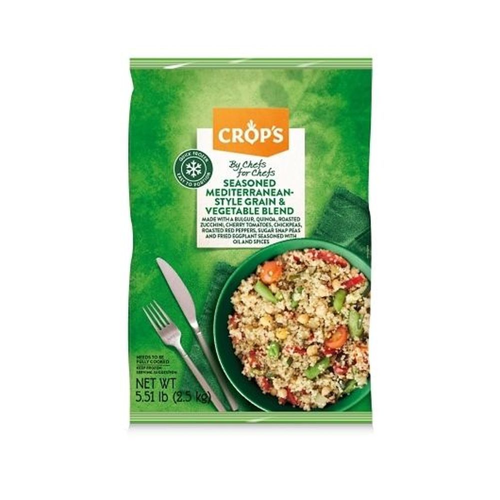 Crop's Seasoned Mediterranean-style Grain And Vegetable Blend, 22.05 Pound