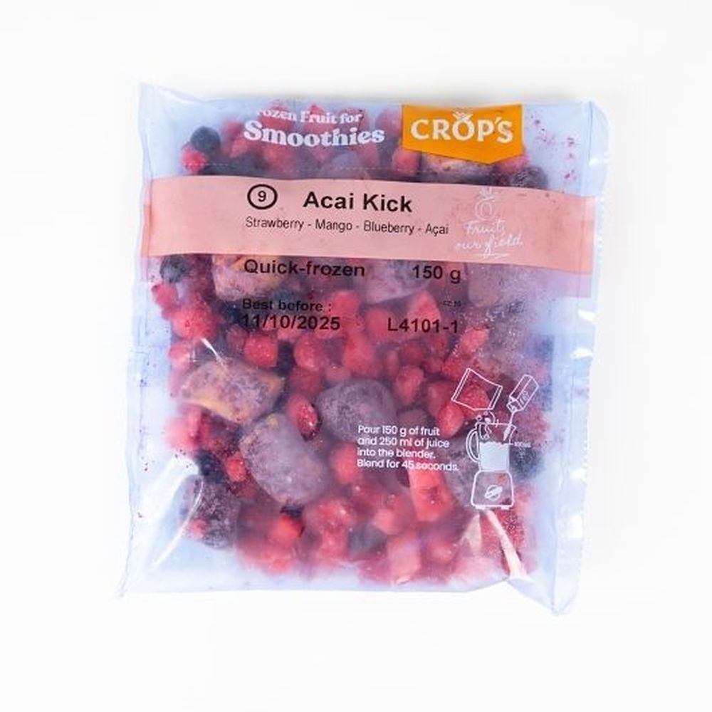 Crop's Acai Kick Whole Fruit For Smoothie, 18 Count