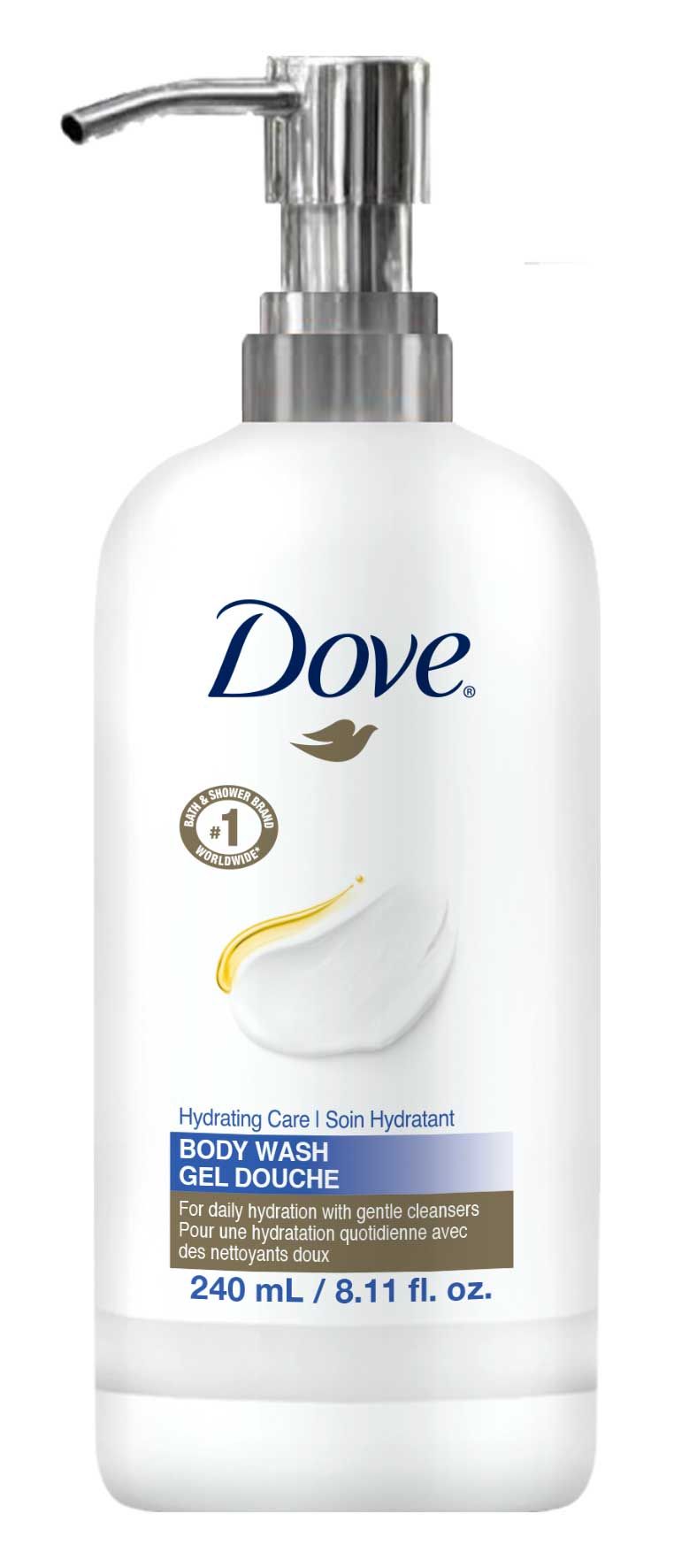 Dove Professional Hydrating Care Body Wash Pump, 8.11 Fl Oz -- 24 Per Case
