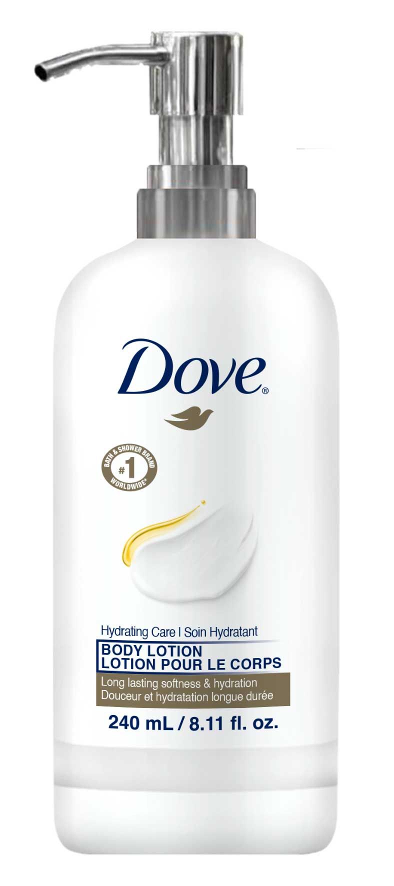 Dove Professional Hydrating Care Body Lotion Pump, 8.11 Fl Oz -- 24 Per Case