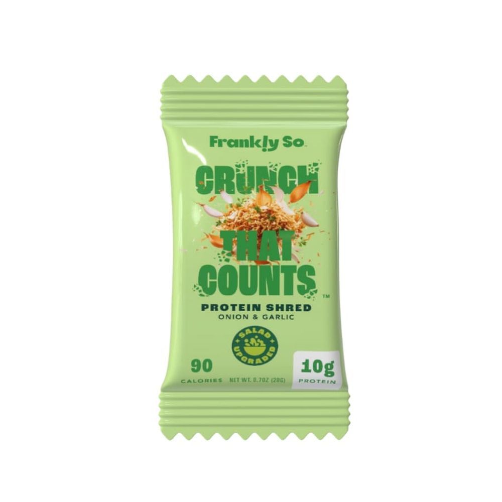 Frankly So Onion And Garlic Protein Shred Packet, 0.7 Ounce -- 125 Per Case