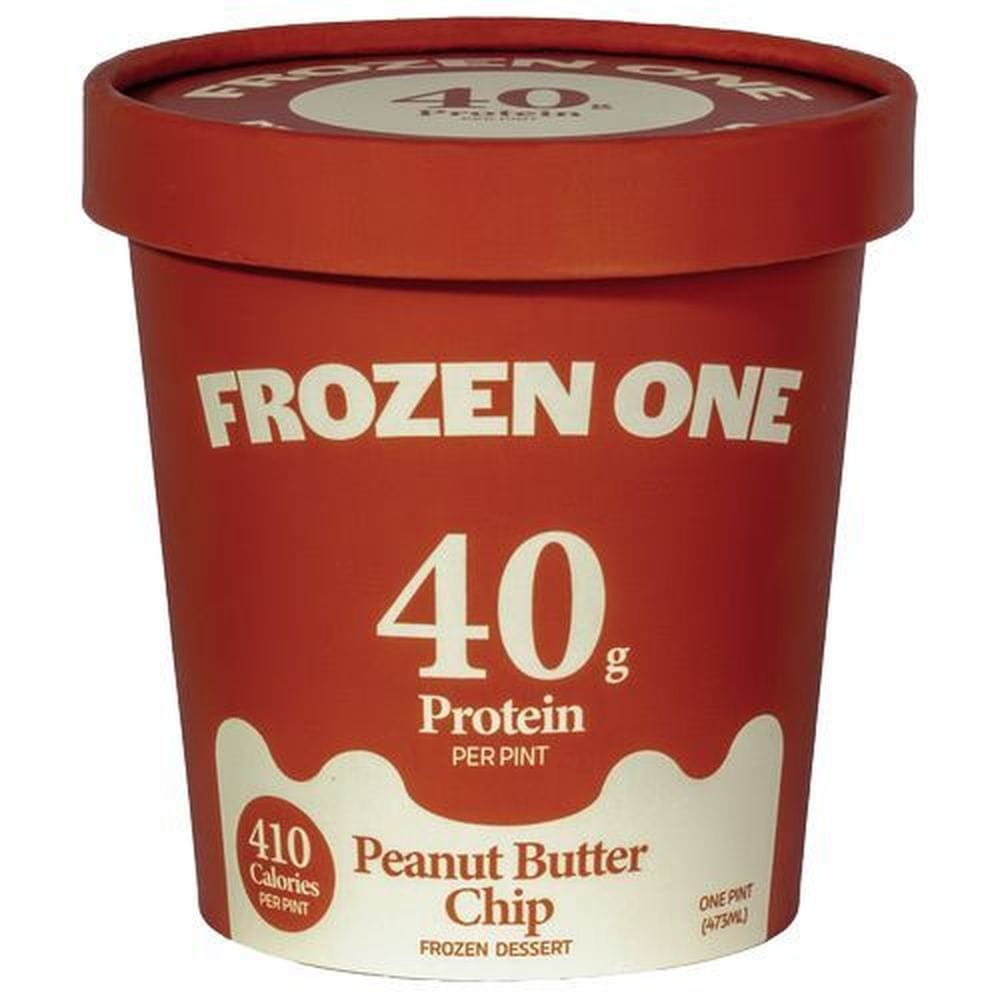 Frozen One Peanut Butter Chip Protein Ice Cream, 1 Pint -- 8 Per Case