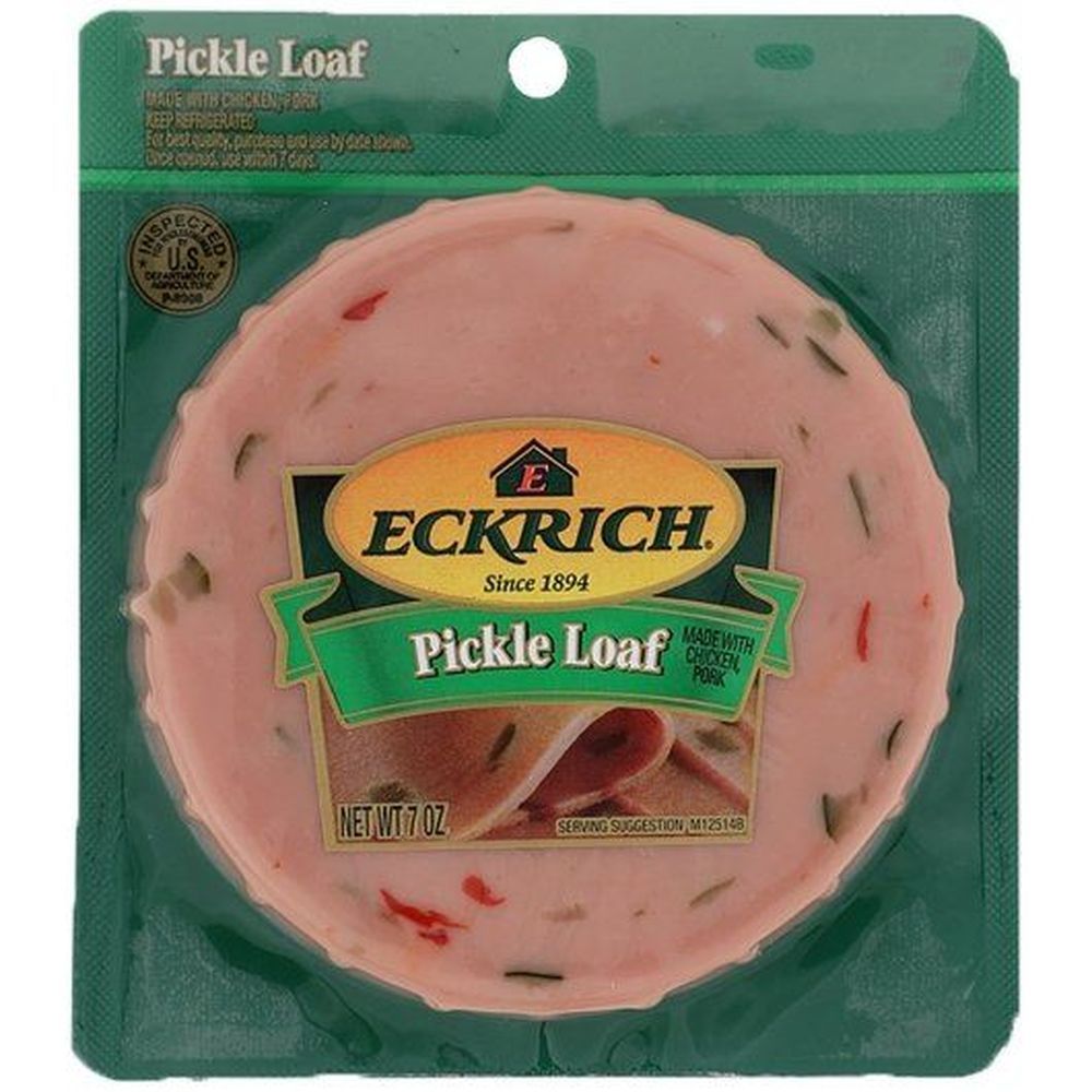 Eckrich Pickle Loaf, 7 Ounce -- 12 Per Case
