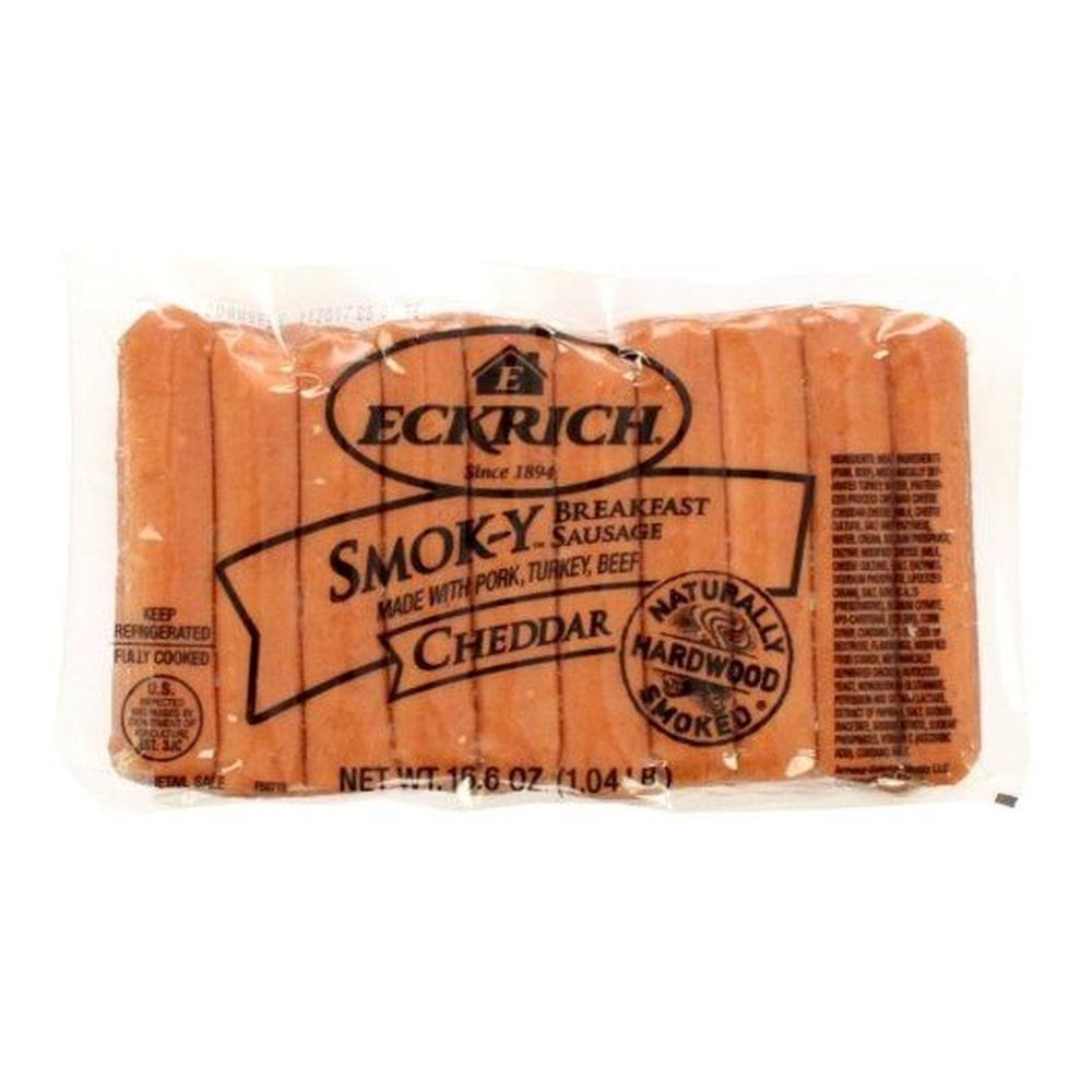 Eckrich Smokey Cheddar Breakfast Sausage, 1.05 Pound -- 10 Per Case