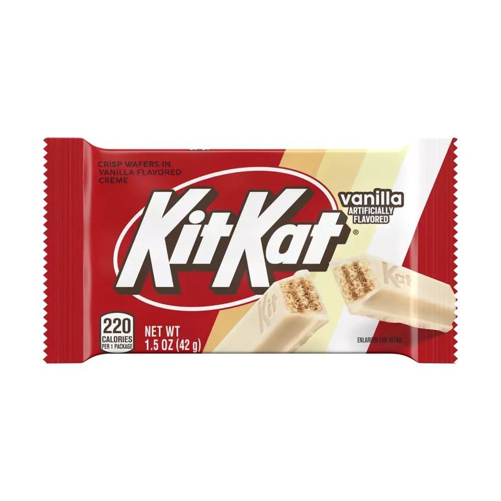Kit Kat Vanilla Crème Flavored Candy Bar, 3 Ounce -- 144 Per Case