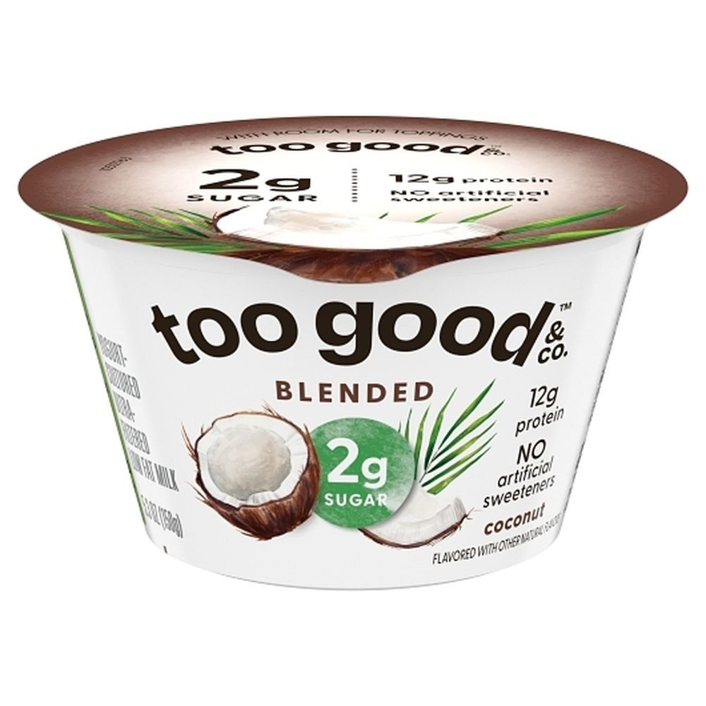 Too Good And Co Greek Coconut Yogurt, 5.3 Ounce -- 12 Per Case