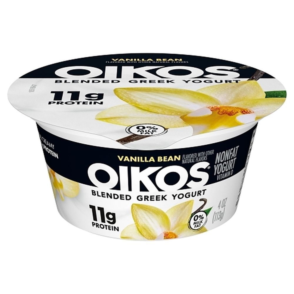 Oikos Vanilla Blended Fat-free Yogurt, 4 Ounce -- 12 Per Case