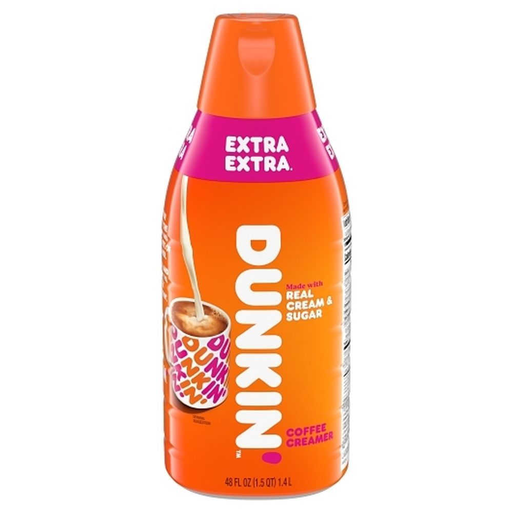 Dunkin' Extra Extra Creamer, 48 Fluid Ounce -- 6 Per Case