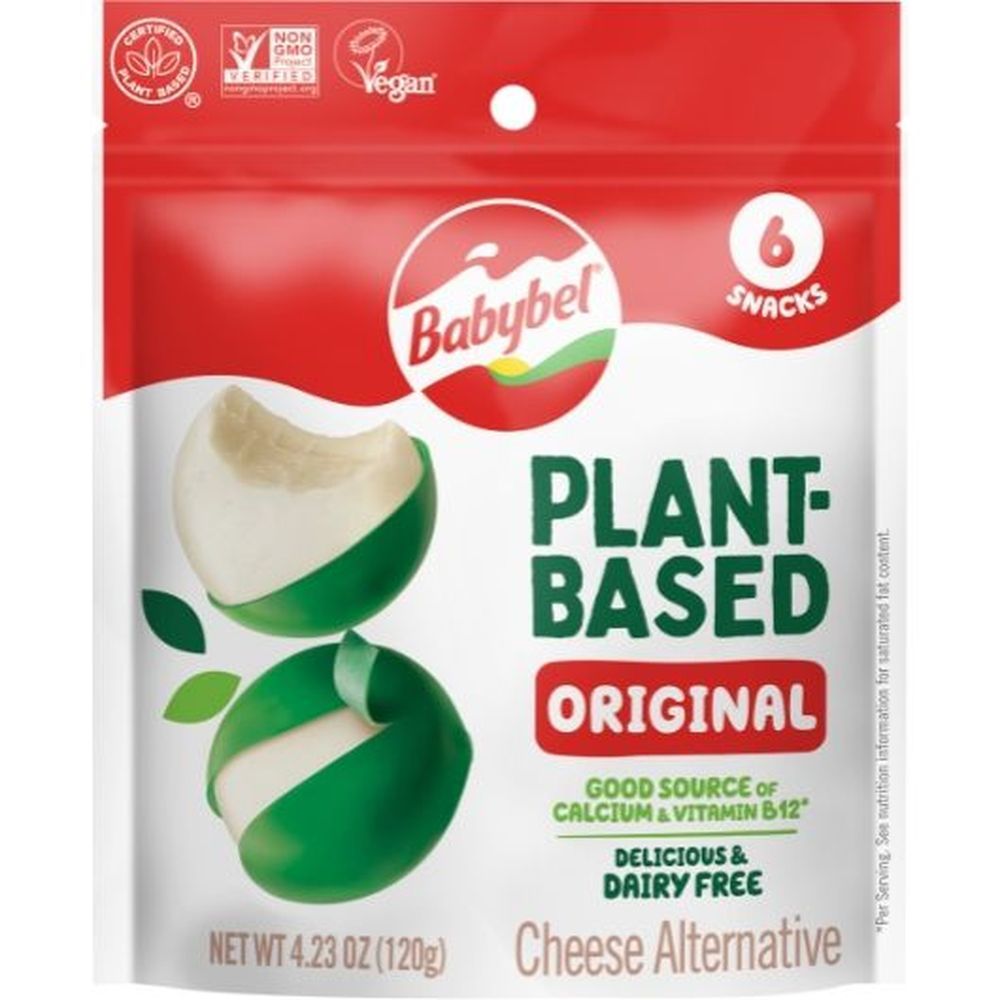 Mini Babybel Plant Based Original Cheese Alternative, 4.23 Ounce -- 8 Per Case