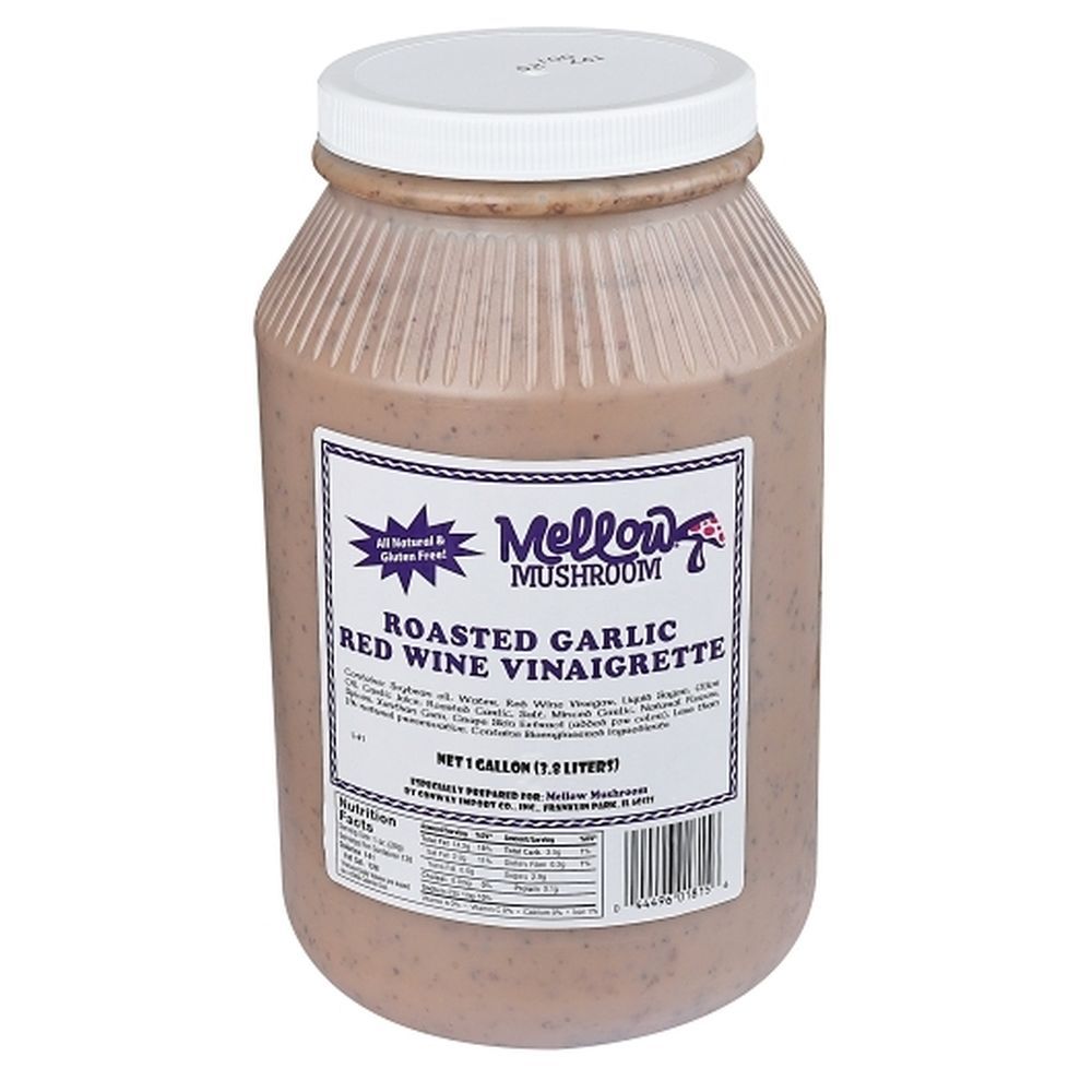 Mellow Mushroom Red Wine Vinaigrette, 1 Gallon -- 2 Per Case