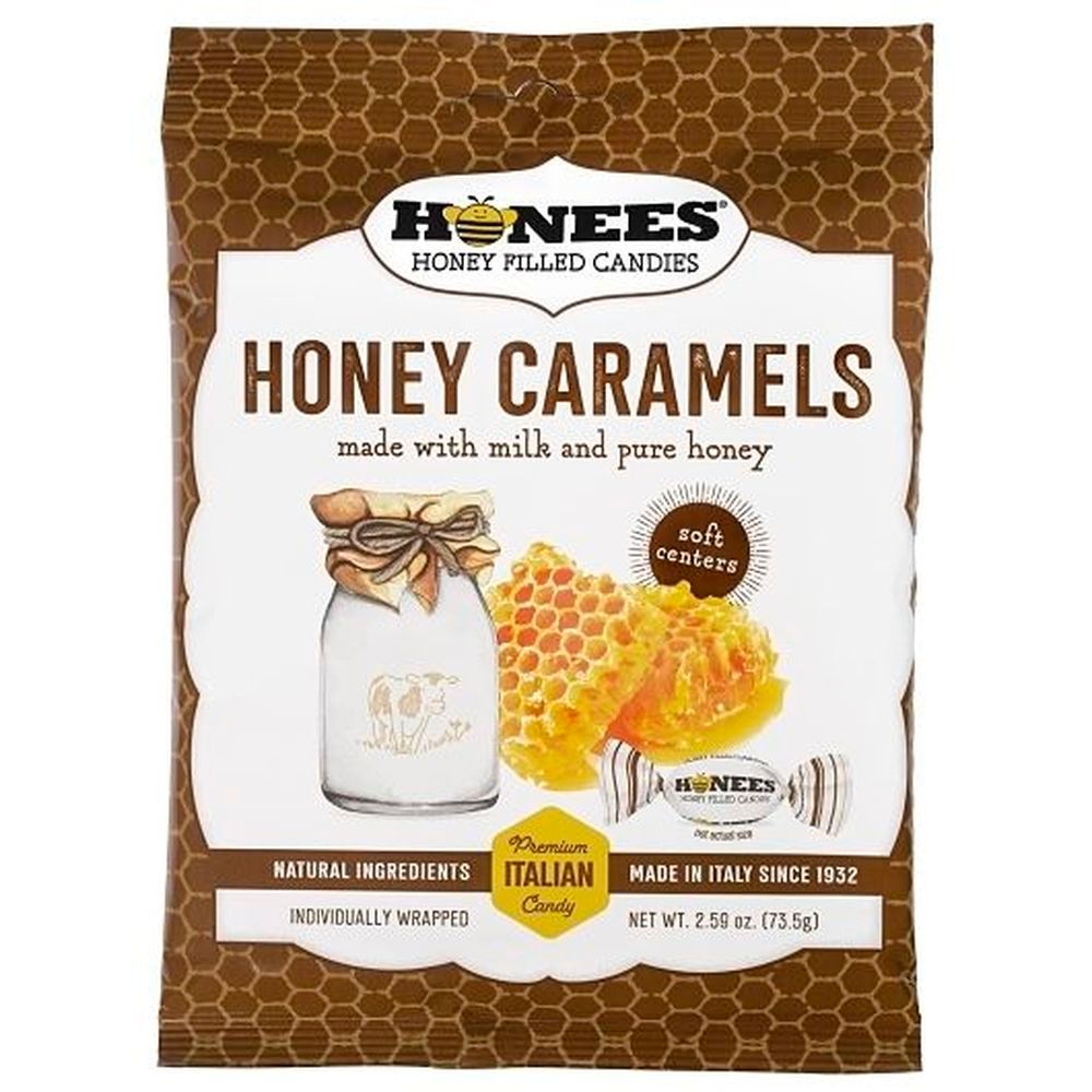 Honees Honey Caramels, 2.59 Ounce -- 12 Per Case
