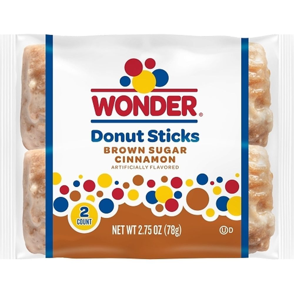 Wonder Brown Sugar Cinnamon Donut Sticks, 2.75 Ounce -- 72 Per Case