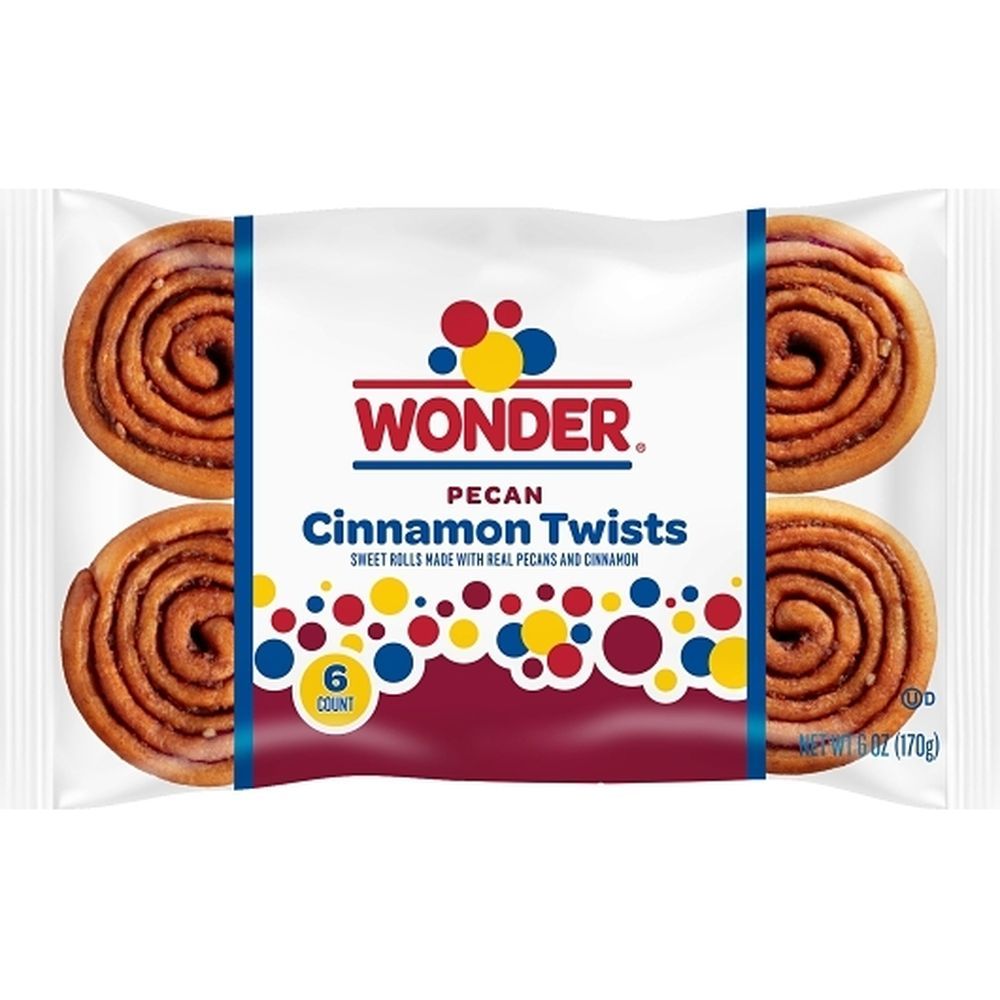 Wonder Pecan Cinnamon Twist, 6 Ounce -- 18 Per Case