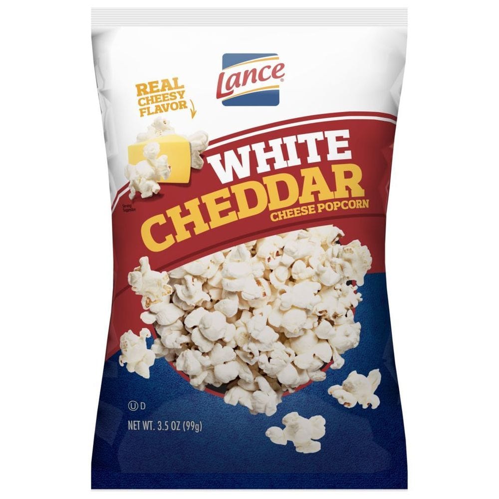 Lance White Cheddar Cheese Popcorn, 3.5 Ounce -- 16 Per Case