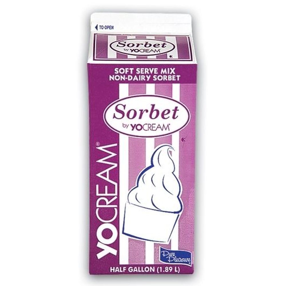 Yocream Sorbet Mix, Watermelon Soft Serve, 64 Ounce -- 6 Per Case