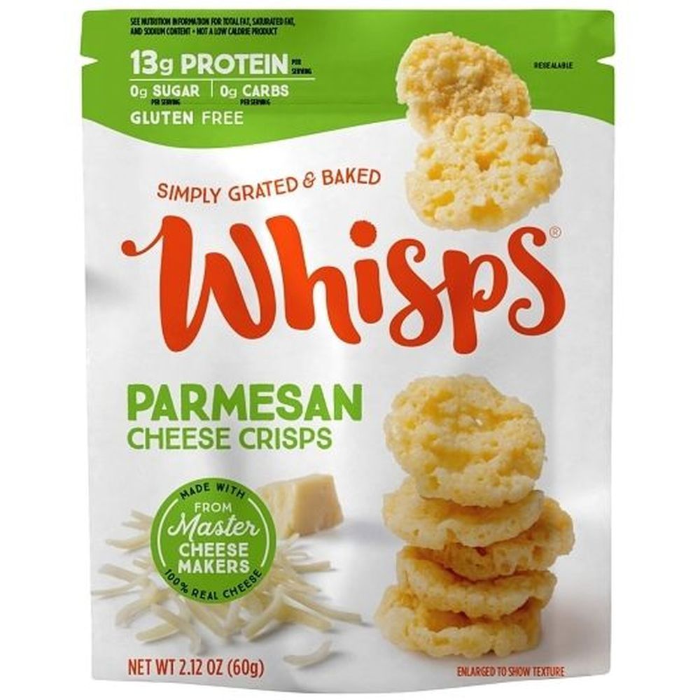 Whisps Parmesan Cheese Crisps, 2.12 Ounce -- 12 Per Case