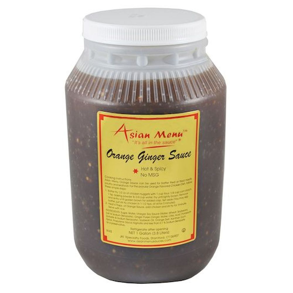 Asian Menu All Natural Orange Ginger Sauce, 1 Gallon -- 2 Per Case