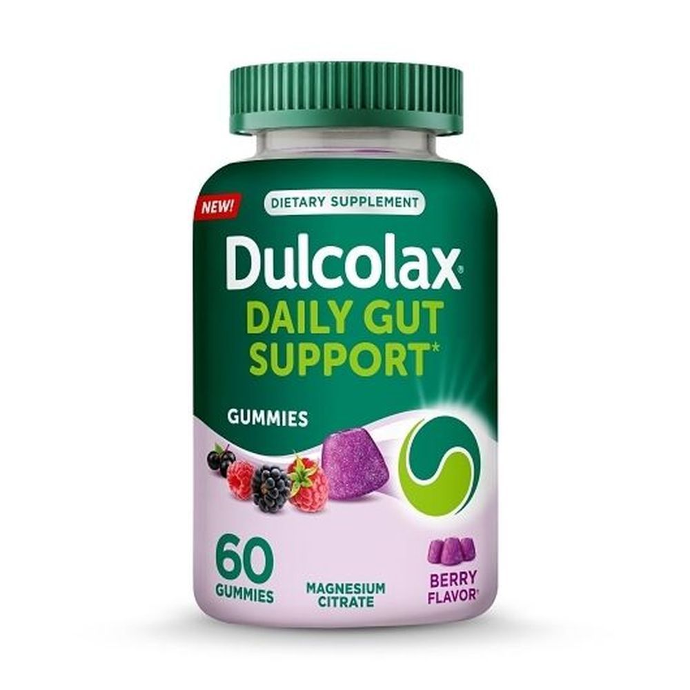 Dulcolax Berry Flavor Daily Gut Support Gummies, 60 Count -- 12 Per Case