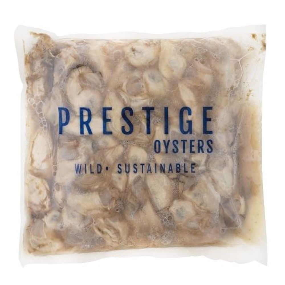 Prestige All Natural Wild Caught Oyster Meat, 12 Pound -- 4 Per Case