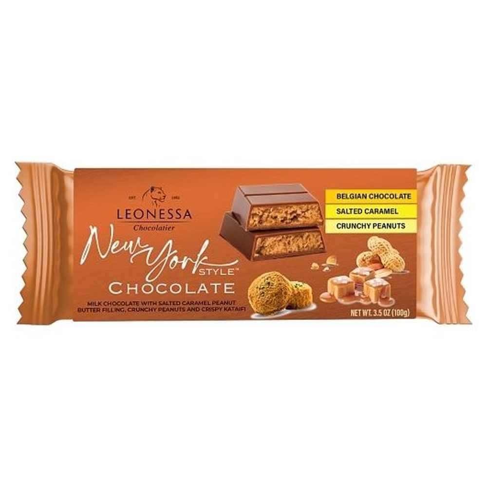 Leonessa New York Style Chocolate Bar, 3.5 Ounce -- 48 Per Case