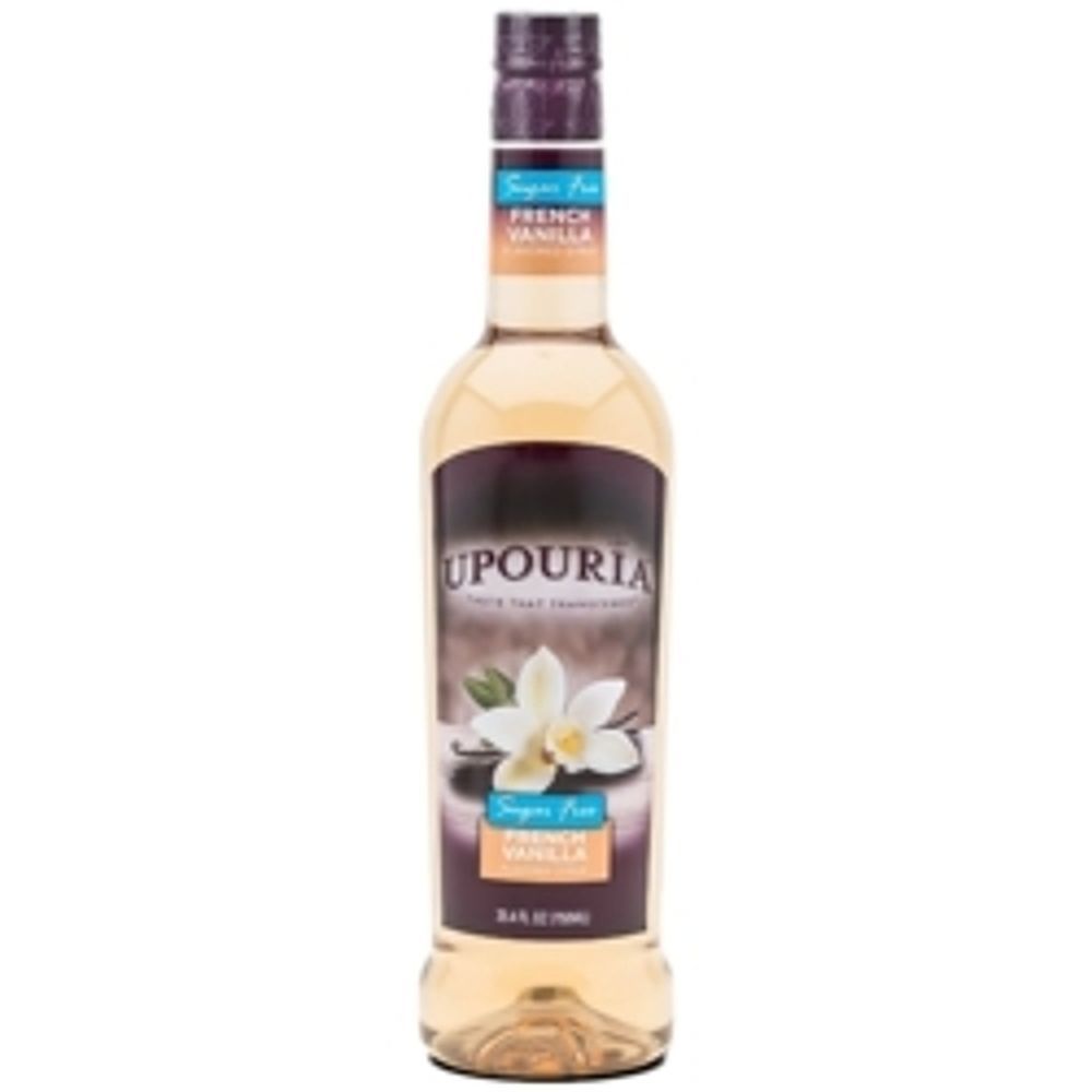 Sunny Sky Upouria Sugar Free French Vanilla Flavored Syrup With Pump, 750 Milliliter -- 2 Per Case