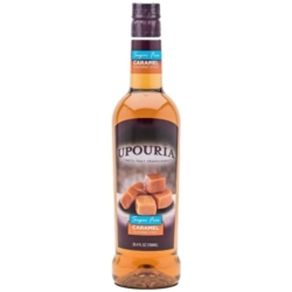 Sunny Sky Upouria Sugar Free Caramel Flavored Syrup With Pump, 2 Count -- 6 Per Case