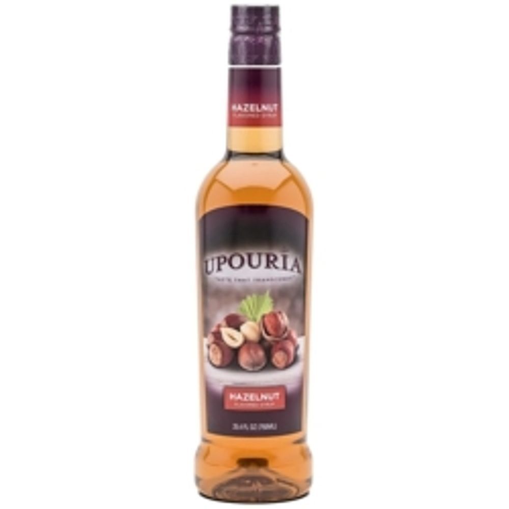 Sunny Sky Upouria Hazelnut Flavored Syrup With Pump, 2 Count -- 6 Per Case