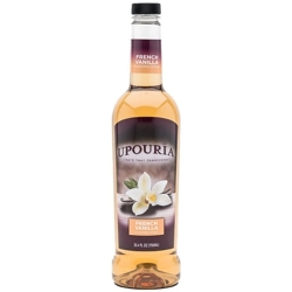Sunny Sky Upouria French Vanilla Flavored Syrup With Pump, 750 Milliliter -- 2 Per Case