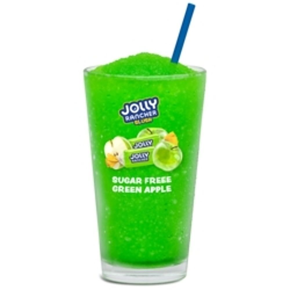 Jolly Rancher Slush 1/2 Gallon Sugar Free Green Apple Fub, 6 Count